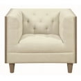 thumbnail image 2 of Coaster Fabric Loveseat Cream Finish 506482, 2 of 4