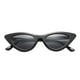 thumbnail image 4 of Gafas de sol Gafas de sol de moda Estilo retro Gafas de sol triangulares Protección solar Negro, 4 of 9
