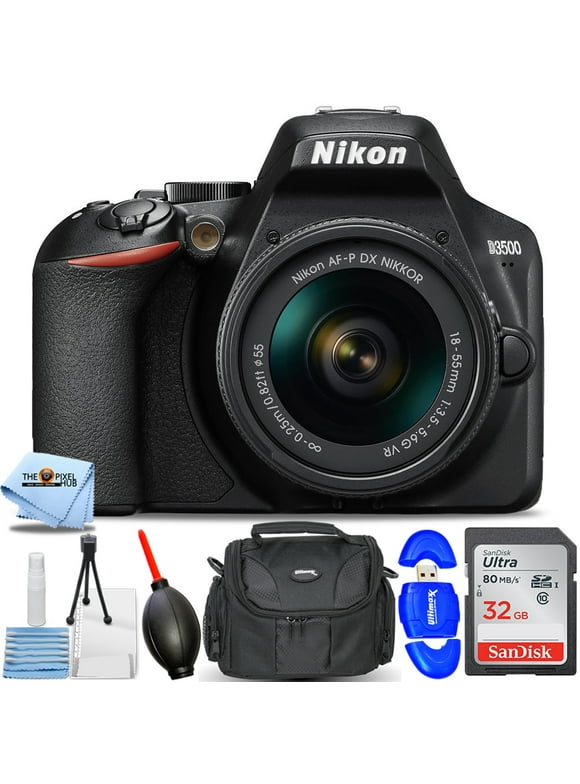 Nikon D3500 24.2 Megapixel Digital SLR Camera with Lens, 0.71", 2.17"