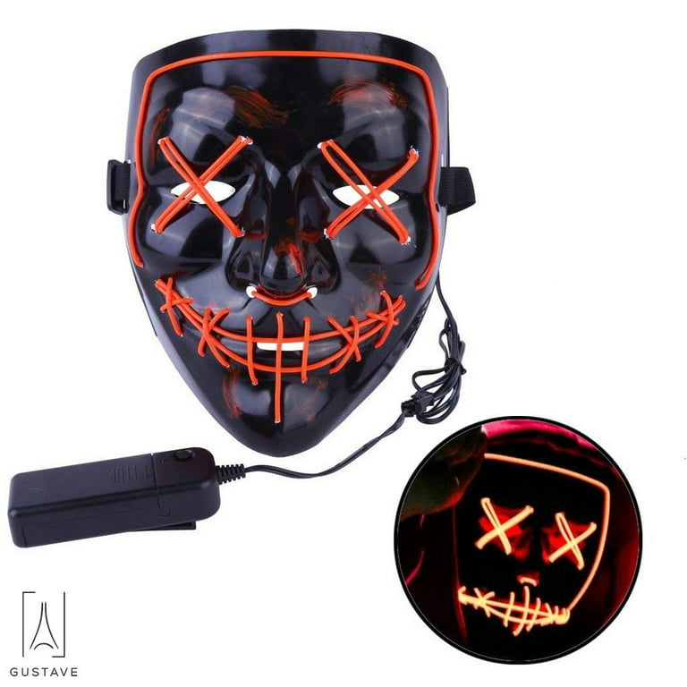 Multicolor PVC Scary Halloween LED Light up Mask Cosplay, 100 Gms, 1 at Rs  304/unit in Gurgaon