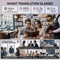 thumbnail image 3 of Gafas inteligentes MNVOEQ con cámara 4K y audio Bluetooth con IA, 3 of 9