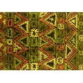 thumbnail image 1 of Ahgly Company Indoor Rectangle Oriental Yellow Industrial Area Rugs, 2' x 4', 1 of 4