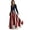 3-Red, variant on 4th of July Maxi Dresses for Women 250th Anniversary America Flag Print V-Neck Long Sleeve Holiday Dress Patriotic Independence Day Slim Fit Flowy Swing Hem Dresses 4-Red M