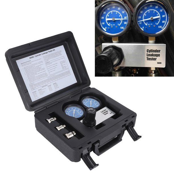 Kit De Detector De Fugas De Cilindro Profesional, Herramienta De Diagnóstico De Motor Con Adaptador De 3 Uds.