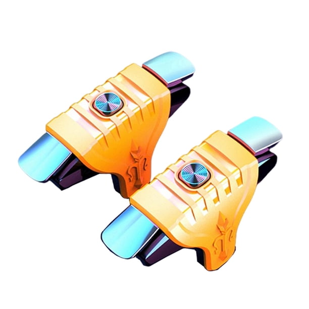 Mando para juegos L1R1, teclados y gamepad para juegos móviles Amarillo