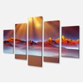 thumbnail image 2 of Alien Landscape at Sunset - Landscape Canvas Art Print, 2 of 3