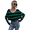 Green, variant on EASYBRA Women Striped Knit Sweater Long Sleeve V Neck Loose Cropped Casual Pullover Top