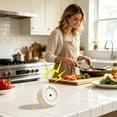 thumbnail image 6 of Mechanical Kitchen Timer,Magnet Attachable Wind Up Countdown Device Requires No Power Source for Cooking Baking,Clear Sound Alarm Time Reminder For Classroom Study And Daily Schedule Management, 6 of 9