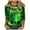 13 Green, variant on St Patricks Day T Shirts, Women 3/4 Sleeve Tee, Round Neck Tops Blouses Women's Loose St. Patrick's Day Printed Shirt 3/4 Sleeved Crew-Neck Tops T-Shirt Blouse