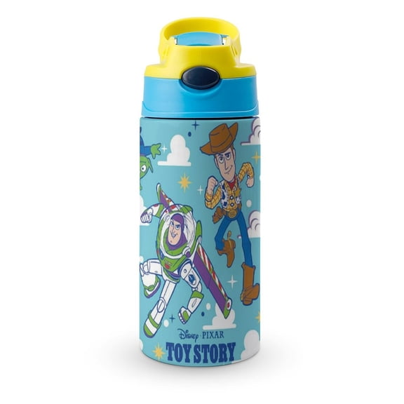 Woody Buzz Story Water Bottle with Straw Vacuum Insulated Stainless Steel Reusable Proof Water Cup Sports Insulated Kettle