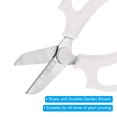 thumbnail image 4 of Uxcell Garden Scissors Floral Shears Floral Scissor Gardening Pruning Shears White 2 Pcs, 4 of 5