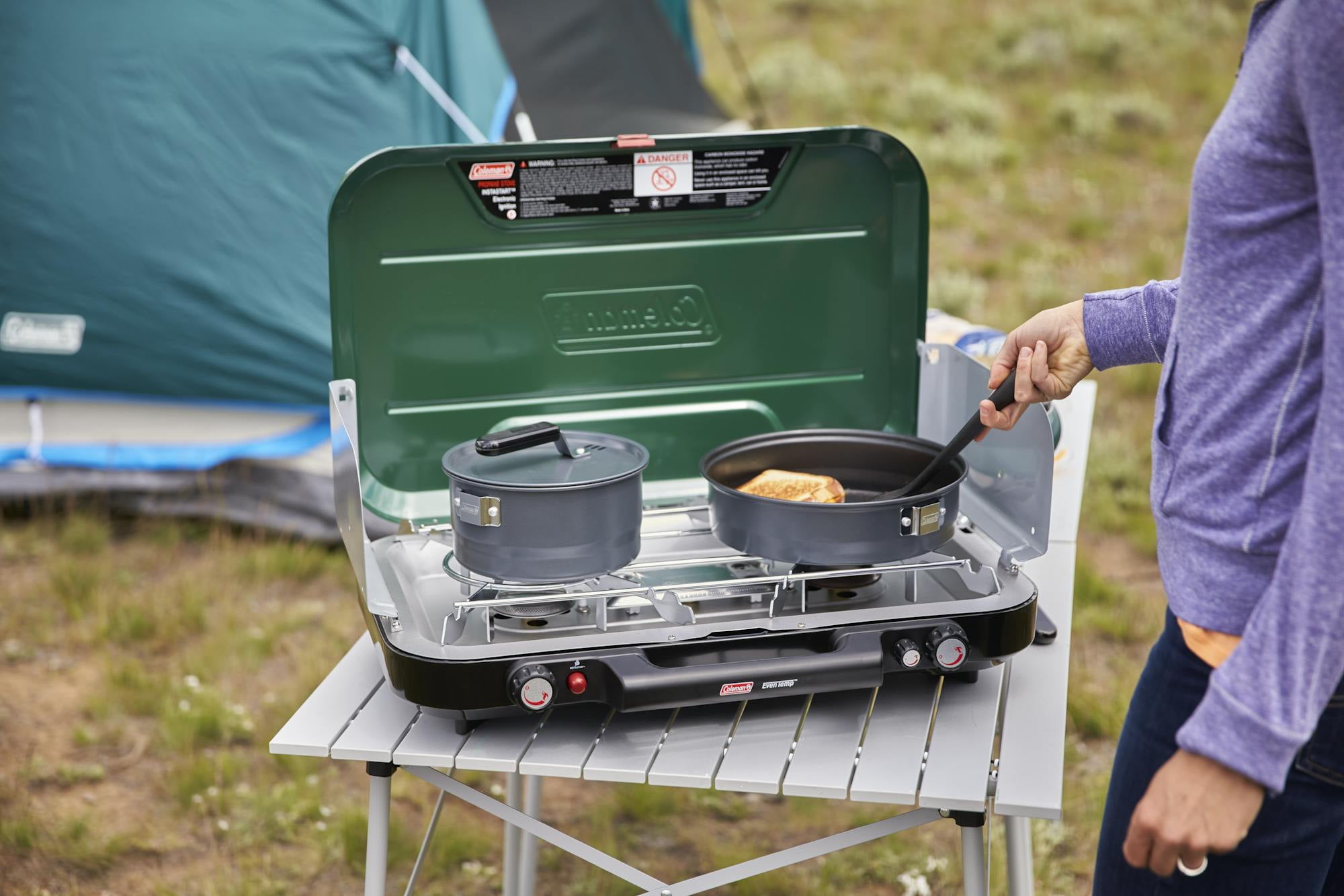 Coleman Even-Temp™ Propane Gas Camping Stove, 3-Burner