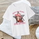 thumbnail image 1 of Camiseta para mujer de manga corta con cuello redondo y camiseta básica para la calle comercial M, 1 of 10