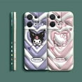 thumbnail image 3 of Cute Hello Kitty kuromi Phone Case For OPPO RENO 8 7 9 6 7SE 5 4 4SE 4 3 4G 5G PRO PLUS Colour Liquid Silicone Case Funda Shell LXY, 3 of 7