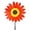 Red, variant on LHNFT Sunflower Wind Rotater, 19" Plastic Sunflower Wind Spinners Outdoor for Yard and Garden, Wind Catchers Rotater for Outdoor Yard Patio Lawn Garden Decorations, Sunflower Windmill Sculptures