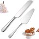 thumbnail image 1 of Pala Y Cuchillo Para Boda, Set De 2 Piezas Para Cortar Y Servir Pasteles, Acero Inoxidable Plateado, Ideal Para Bodas, Cumpleaños Y Fiestas, Incluye Cuchillo Para Pastel Y Pala Para Pastel, 1 of 4