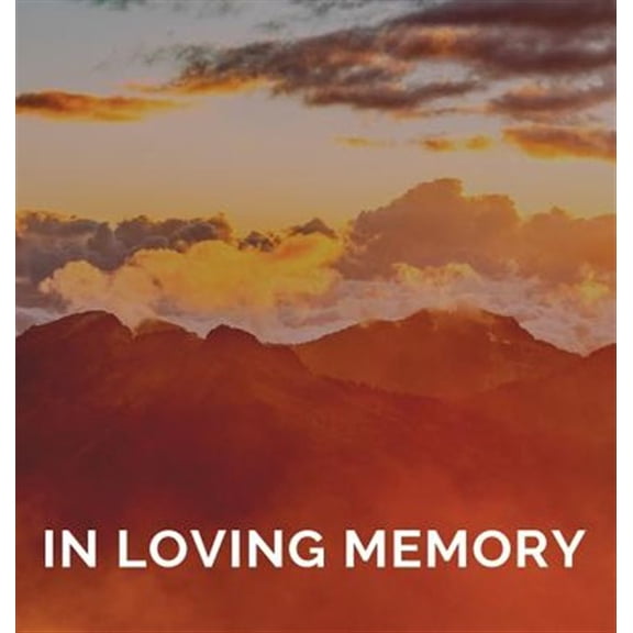 Pre-Owned Memorial Guest Book (Hardback cover): Memory book, comments book, condolence book for funeral, remembrance, celebration of life, in loving memory funeral guest book, memorial guest book, memorial serv