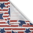 thumbnail image 6 of Ambesonne 4th of July Valance & Curtain, American Glory Design, 55"x36", Cobalt Blue Vermilion, 6 of 6