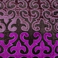 thumbnail image 4 of Decorative Pillow Cover, Decorative Purple 14"x14" (35x35 cm) Pillow Covers, Velvet Applique Throw Pillow Covers, Abstract Pattern Contemporary Style - Ever Plum, 4 of 6
