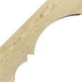 thumbnail image 3 of Ekena Millwork 4"W x 12"D x 12"H Balboa Rough Sawn Knee Brace, Douglas Fir, 3 of 13
