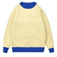 thumbnail image 3 of Hicidod Men's Sweatshirts Sherpa Lined Soft Crewneck Pullover Tops Cute Heart Printed Heavyweight Padded Winter Warm Sweatshirts, 3 of 4