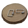thumbnail image 4 of KLKCMS 4pcs Brass Micro Pave Screw Clasp Buckle Closures Jewelry Key . Rectangle, 4 of 9