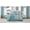 Z Blue, variant on Nanshing Home 15 Piece Geometric Patchwork Green Comforter Set, Queen Size, Room-in-A-Bag, Elegant Jacquard Bedding Set, All Season, Matching Decorative Pillows, Pillow Sham, Curtains