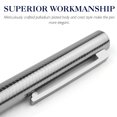 thumbnail image 3 of STONEGO Fashion Twist Rollerball Pens - Capless Metal Chrome Ballpoint Pen with Refillable Ink, Sleek and Elegant Design for Signature Writing, Perfect as Executive Gift Pens for Professionals, 3 of 9