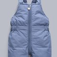 thumbnail image 4 of ZCFZJW Baby Boys Girls Snowsuit Toddler Winter Outfit Sets Kids Hooded Thickened Puffer Down Jacket Coat and Ski Bib Pants Two Pieces Ski Suit(Blue,1-2 Years), 4 of 5
