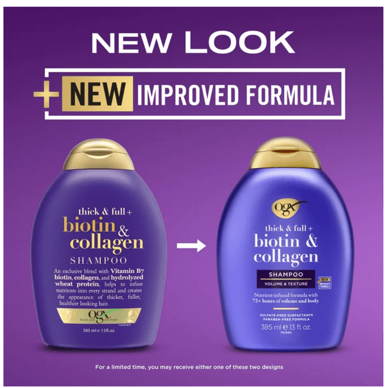 OGX Thick & Full + Biotin & Collagen Volumizing Hair Shampoo and