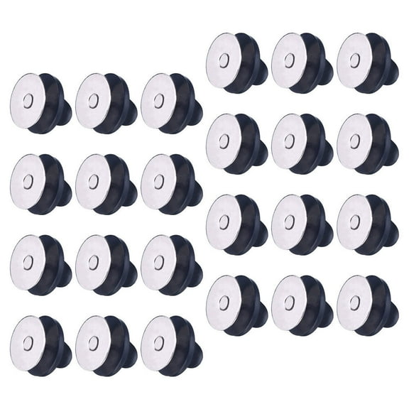 TOYMYTOY 100Sets Multi Use Rubber Pin Backs Secure Clutch for Lapel Pin Tie Tacks and Badge Holders