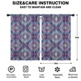 thumbnail image 2 of Blackout Kids Curtains,Boho Bohemia Flower Childrens Insulated Curtains Set Of 2,Bedroom Essentials,Toddler Room Decor 42"x63"(106x160cm), 2 of 4