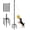 7.5 Feet, variant on Tether Ball For Dogs Outside, Portable Tetherball Equipment For Outdoor Backyard, Adjustable Heavy Duty Reinforeced Tether Ball Pole With In-Ground Base For Outside Playground Fun Game
