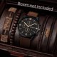 thumbnail image 2 of 4/5 Uds. Relojes de moda para Hombre, correa de cuero de nailon informal, conjunto de pulseras de Reloj de cuarzo para Hombre, Reloj para Hombre (sin caja), 2 of 5