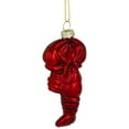 thumbnail image 4 of Northlight Shiny Lobster Glass Christmas Hanging Ornament - 3.5" - Dark Red, 4 of 5