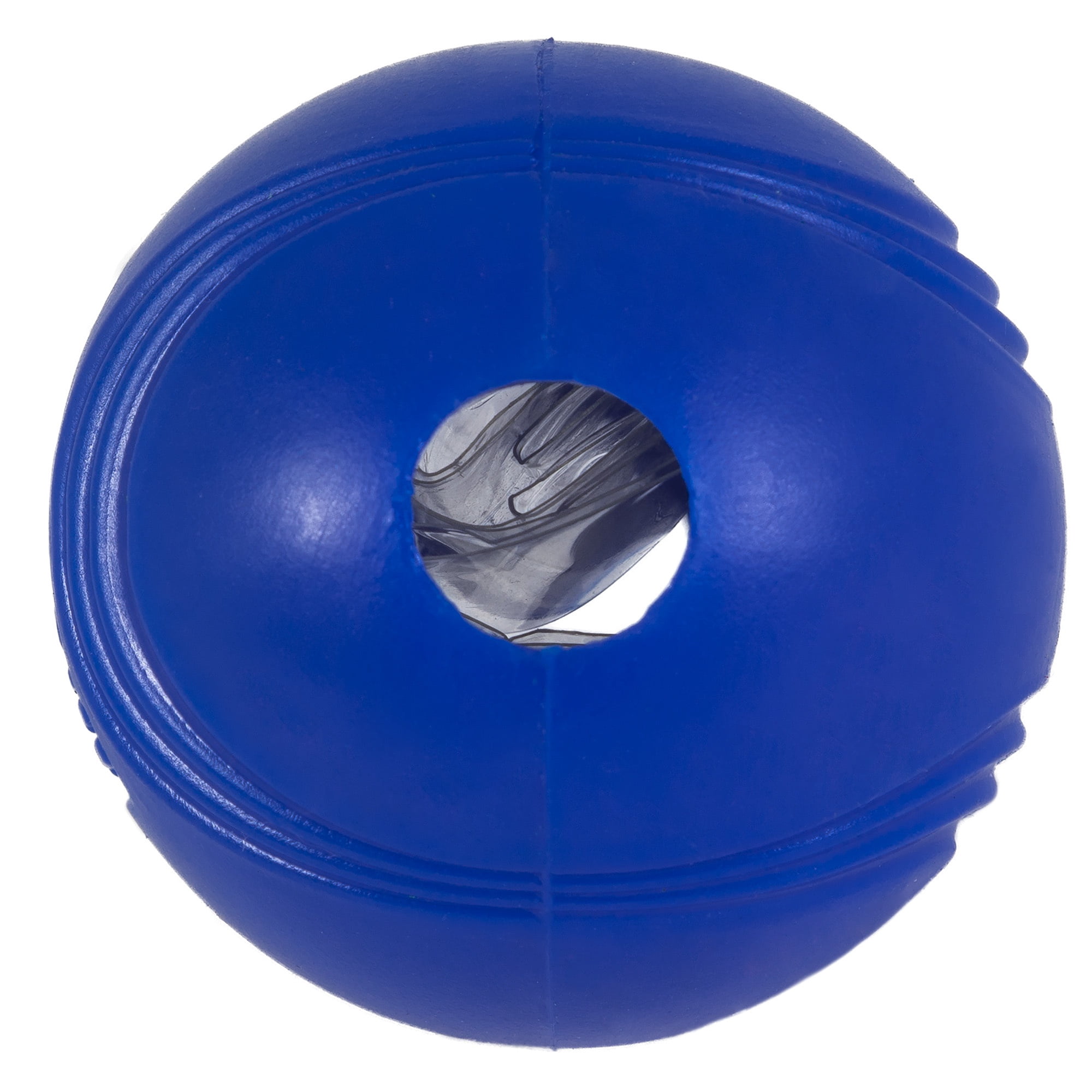 Chuckit! Crunch Ball Rubber Dog Ball Fetch Dog Toy, Blue, Medium 2.5", Pack of 1