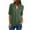 Army Green, variant on Women's Blouses & Shirts Zipper Up Plain Long Sleeve Tops V Neck Casual Loose Tunic Tops Curved Hem Pullover Tee-Shirts Ladies Blouses for Autumn