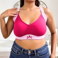 thumbnail image 2 of Backless Bra for Women Large Size Seamless Solid Color Everyday Bras Nylon Regular Length 1Pc, 2 of 8