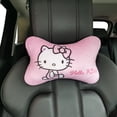thumbnail image 2 of Sanrioed My Melody Kuromi Hellokittys Cinnamoroll-almohada de felpa corta para reposacabezas de coche, almohada de hueso Kawaii de Anime1pcs little twinstar Fivean Toy model, 2 of 2