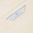 thumbnail image 5 of Superior Venice Ribbed Textured Border Zero Twist 3 Piece Towel Set, Ivory, 5 of 10