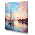 thumbnail image 2 of Designart "Port Calm Harbor" Nautical & Beach Wall Art Living Room, 2 of 5
