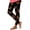Black, variant on Women's Halloween Leggings Stretchy Casual Holiday Yoga Fitness Trousers Elastic Waist Print Slim Fit Pants (2XL, Orange)