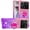 Pink Mauve, variant on CCSmall for Xiaomi Poco X6 Pro 5G Clear Case Glitter for Girls Women, Liquid Sparkle Bling Cute Case with Kickstand Gradient Quicksand Cover for Xiaomi Poco X6 Pro /Redmi K70E JB Purple Navy