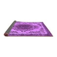 thumbnail image 2 of Ahgly Company Indoor Square Oriental Purple Industrial Area Rugs, 6' Square, 2 of 4