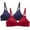 Red, variant on Jacenvly New Bralettes for Women 2Pcs Bra Soild Wire Underwear Bra Everyday Small Cup Underwear Breathable Sports Bras for Women High Support Khaki