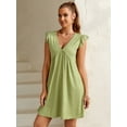 thumbnail image 2 of Richie House Summer Dress Sexy Backless Sleeveless Party Elegant Mini Dress Office Attire RHW4088-A-M, 2 of 5