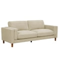 thumbnail image 5 of Aukfa 87" Modern Sofa Couch Oversized 3-Seater Sofa for Living Room, 23" Deep Seat, Corduroy, Beige, 5 of 9