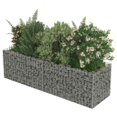 thumbnail image 2 of vidaXL Gabion Lit Surélevé Acier Galvanisé 180x50x50 cm, 2 of 5