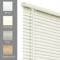thumbnail image 6 of Chicology 46.25"W x 72"H Alabaster Cordless Vinyl Mini Window Blinds 1" Slats, 6 of 8