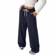 thumbnail image 3 of FYDUU Girls Wide Leg Pants Breathable Pants for Kids Comfortable Casual Trousers for Girls Relaxed Fit Bottoms Elastic Waist Pants Girls Trousers 5-6 Years, 3 of 3